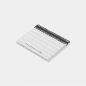 Jouw tekst | Muzieknoten Post-it® Notes (Schuin)