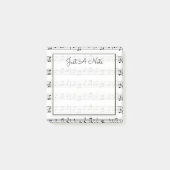 Jouw tekst | Muzieknoten Post-it® Notes (Voorkant)