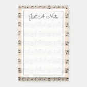 Jouw tekst | Muzieknoten Post-it® Notes (Voorkant)