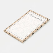 Jouw tekst | Muzieknoten Post-it® Notes (Schuin)