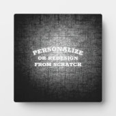 Jouw tekst of ontwerp hier - Creëer een aangepast  Fotoplaat (Voorkant)