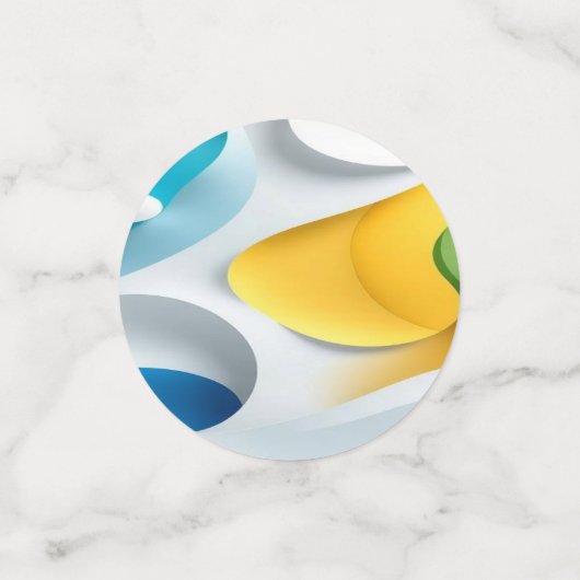 Jouw tekst op confetti (Kleine voorkant)