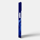 Jouw tekst op "Keep Calm on Blue Racing Flames" Case-Mate iPhone Case (Achterkant / Rechts)