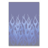 Jouw tekst op "Keep Calm on Blue Racing Flames" Kaart (Achterkant)