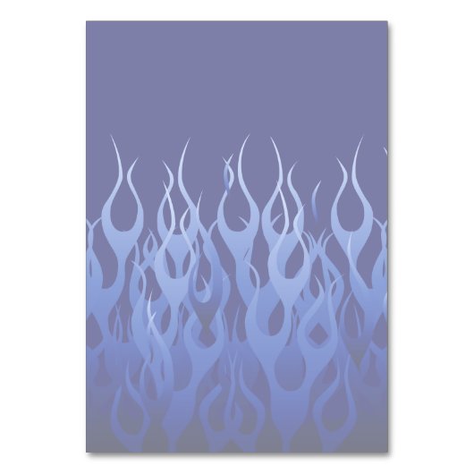 Jouw tekst op "Keep Calm on Blue Racing Flames" Kaart (Achterkant)