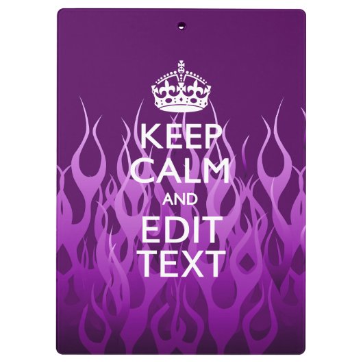 Jouw tekst over het Paarse rustpauze-decor Klembord (Achterkant)