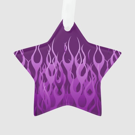 Jouw tekst over het Paarse rustpauze-decor Ornament (achterkant)