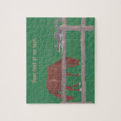 Jouw tekst paarden, ezels grazen en puzzels (Verticaal)