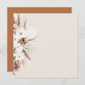 jouw tekst pampas terracotta kaart (Voorkant / Achterkant)