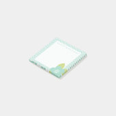 Jouw tekst | Pastel Floral Chevron Post-it® Notes (Schuin)