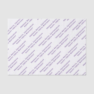 Jouw tekst Pattern All Over Print Zwart/Wit Tissuepapier