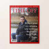 JOUW TEKST, PHOTO, Fun nep news magazine cover, Legpuzzel (Verticaal)