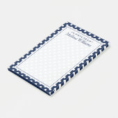 Jouw tekst | Polka Dot Pattern Post-it® Notes (Schuin)