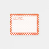 Jouw tekst | Polka Dot Pattern Post-it® Notes (Voorkant)