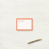 Jouw tekst | Polka Dot Pattern Post-it® Notes (Op bureau)