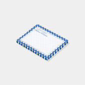 Jouw tekst | Polka Dot Pattern Post-it® Notes (Schuin)