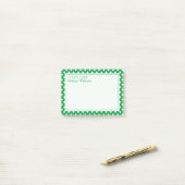Jouw tekst | Polka Dot Pattern Post-it® Notes (Op bureau)