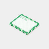 Jouw tekst | Polka Dot Pattern Post-it® Notes (Schuin)
