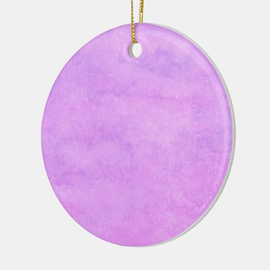 jouw tekst roze paarse achtergrond keramisch ornament (Links)