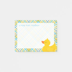 Jouw tekst   Rubber Ducky Play Post-it® Notes