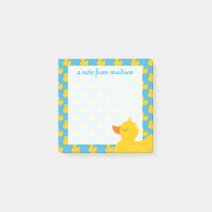 Jouw tekst   Rubber Ducky Post-it® Notes