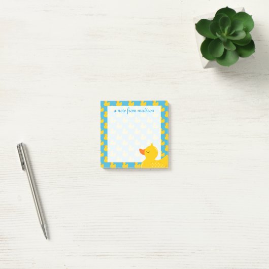 Jouw tekst | Rubber Ducky Post-it® Notes (Kantoor)