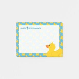 Jouw tekst   Rubber Ducky Post-it® Notes
