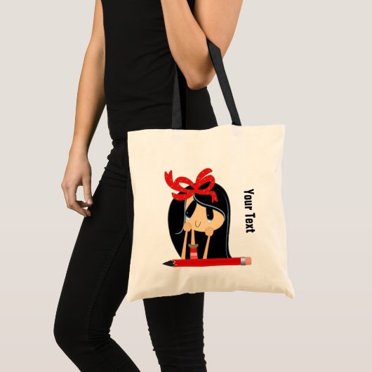 Jouw tekst School#2 Budget Tas (Voorkant (product))