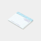 Jouw tekst | Tandenborstel Post-it® Notes (Schuin)