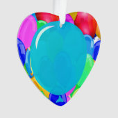 Jouw tekst toevoegen aan de ballon ornament (voorkant)