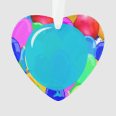 Jouw tekst toevoegen aan de ballon ornament (achterkant)