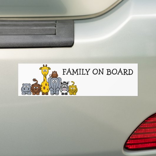 JOUW TEKST TOEVOEGEN AAN OERWOUD BUMPERSTICKER (Op auto)