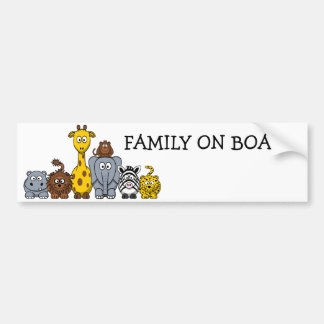 JOUW TEKST TOEVOEGEN AAN OERWOUD BUMPERSTICKER