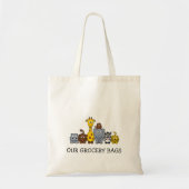 JOUW TEKST TOEVOEGEN AAN OERWOUD TOTE BAG (Voorkant)