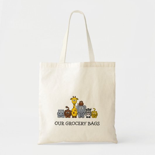 JOUW TEKST TOEVOEGEN AAN OERWOUD TOTE BAG (Voorkant)