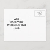 JOUW TEKST TOEVOEGEN AAN OERWOUD UITNODIGING BRIEFKAART (Achterkant)