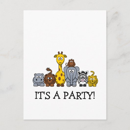 JOUW TEKST TOEVOEGEN AAN OERWOUD UITNODIGING BRIEFKAART (Voorkant)