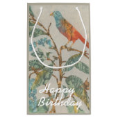 Jouw tekst toevoegen | Aviary Collage II Klein Cadeauzakje (Achterkant)