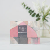 Jouw tekst toevoegen | Blushing Bride Briefkaart (Staand voorkant)