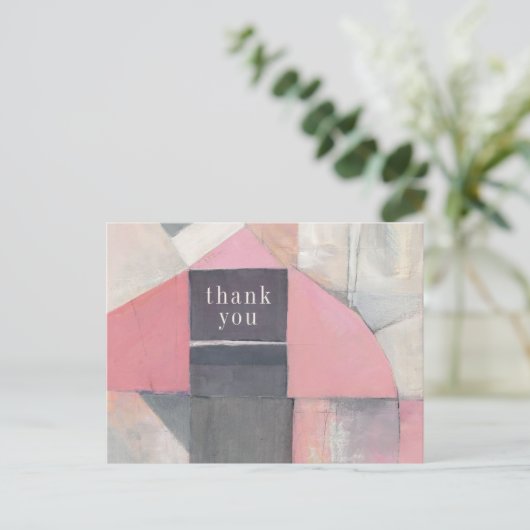 Jouw tekst toevoegen | Blushing Bride Briefkaart (Staand voorkant)