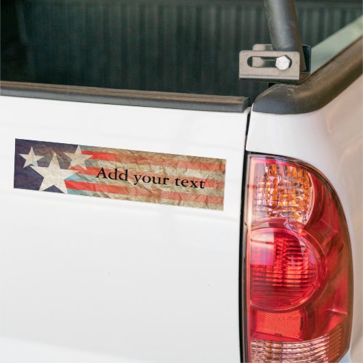 Jouw tekst toevoegen bumpersticker (Op Truck)