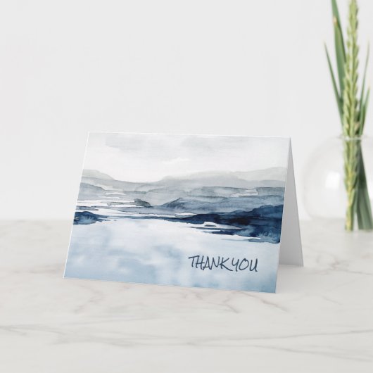 Jouw tekst toevoegen| Faded Horizon II Kaart (Voorkant)