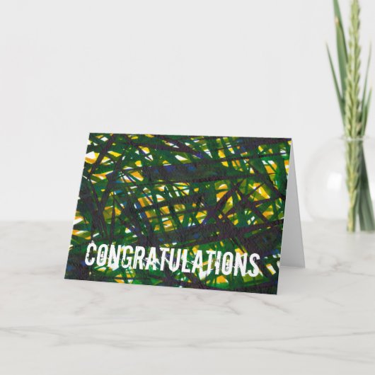 Jouw tekst toevoegen| Green Thicket II Kaart (Voorkant)