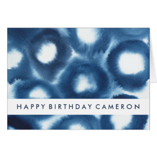 Jouw tekst toevoegen   Indigio Waterverf printcirk