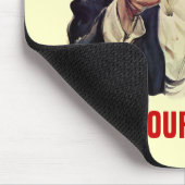 Jouw tekst toevoegen muismat (Hoek)