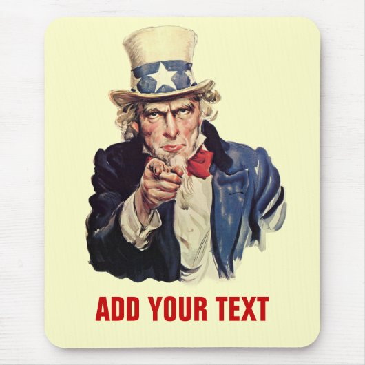 Jouw tekst toevoegen muismat (Voorkant)