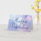 Jouw tekst toevoegen| Noordelijke lichten II Kaart (Gele Bloem)