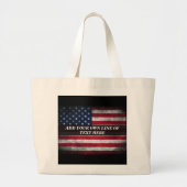 Jouw tekst toevoegen op grote tote bag (Voorkant)