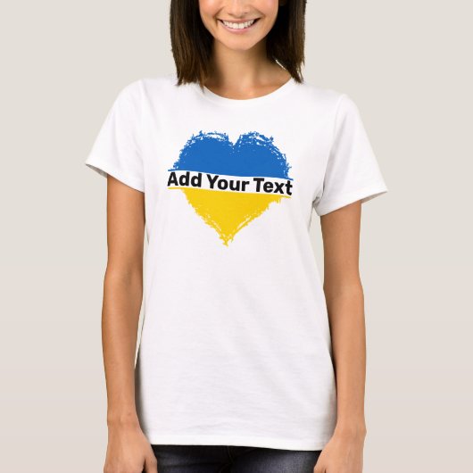 Jouw tekst toevoegen - T-shirt (Voorkant)
