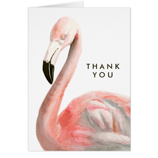 Jouw tekst toevoegen | Tropische Flamingo Bird (Voorkant)